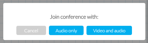 Audio or Video Conferencing